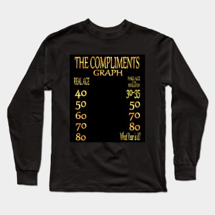 The Suggested Compliments Age Graph Long Sleeve T-Shirt